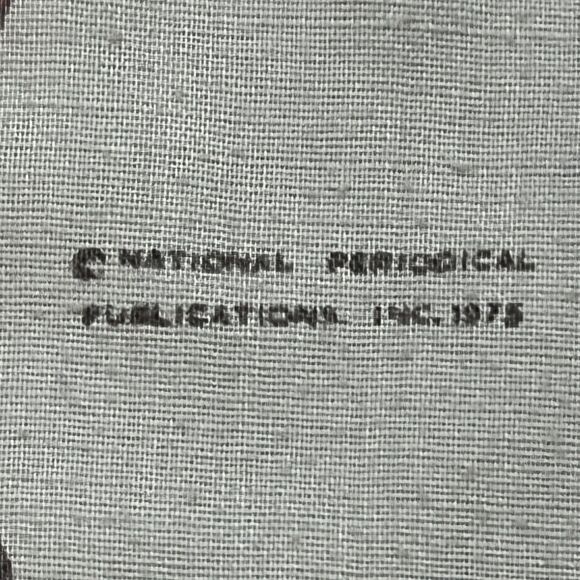 RARE! Vintage 1975 Superman Shirt DC Comics Long Sleeve Graphic Tee Shirt Kids 6 - Picture 3 of 7